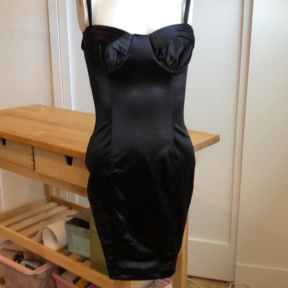 Black cocktail dress